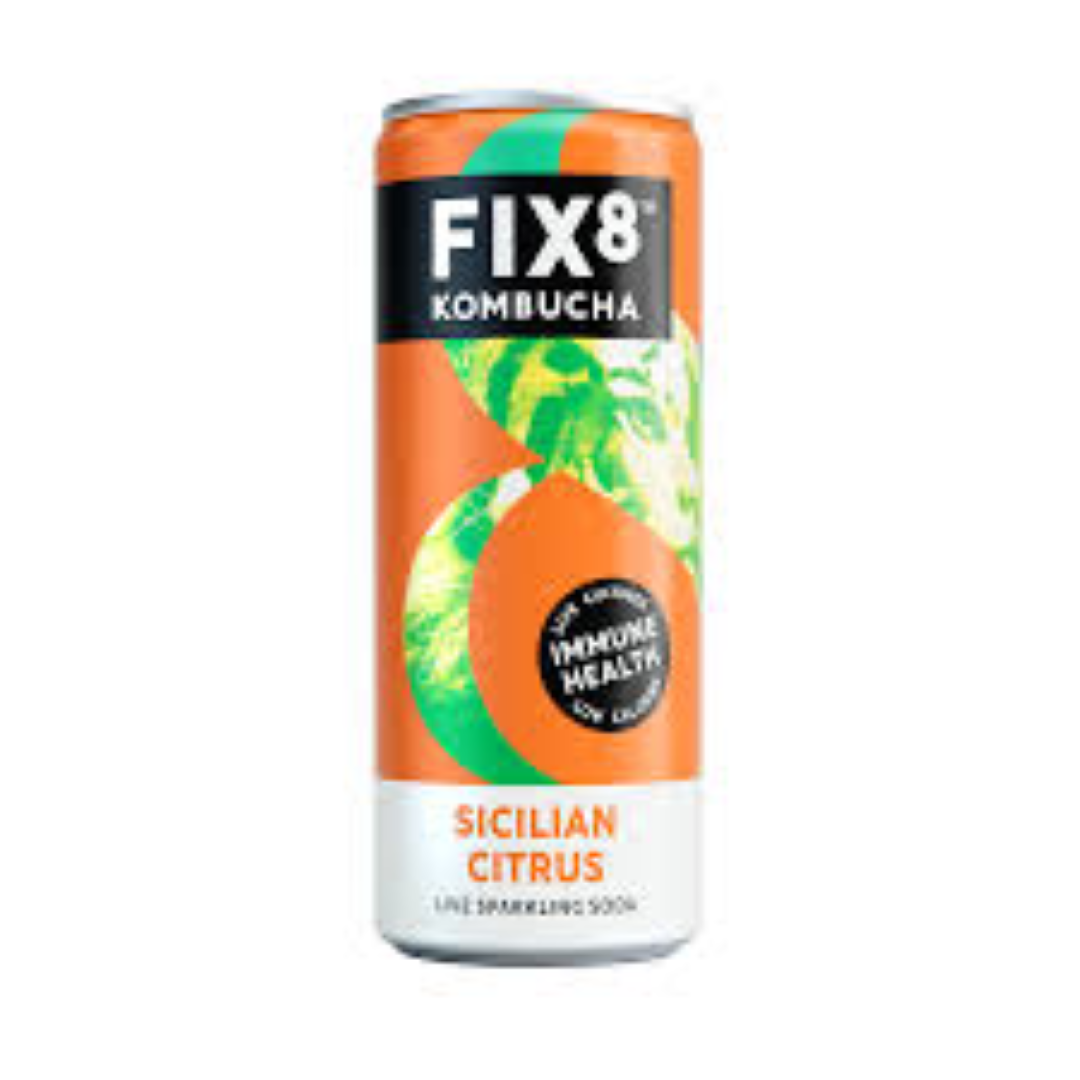FIX8 KOMBUCHA SICILIAN CITRUS 250ML
